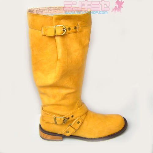 AnTenNa Engineer Punk Boots (yellow)